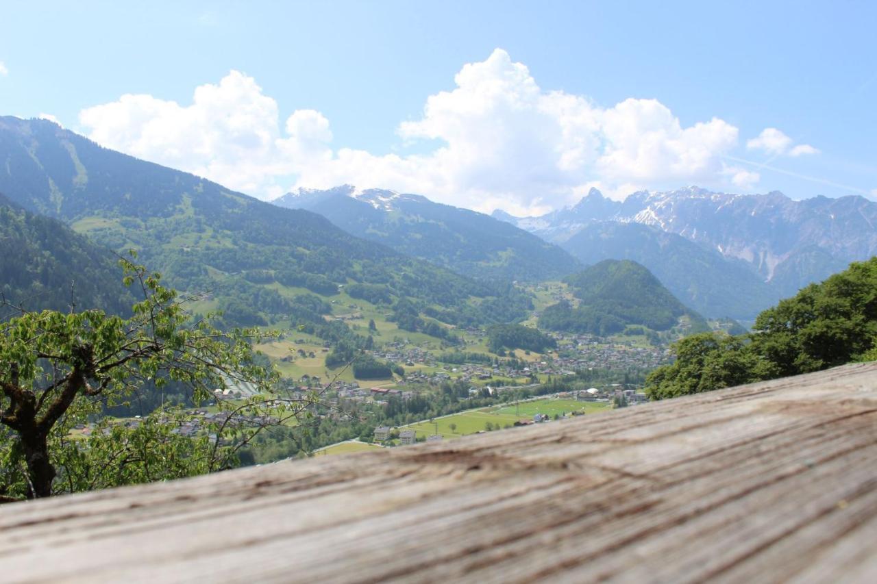 Alpenbauernhaus Konzett Schruns Esterno foto